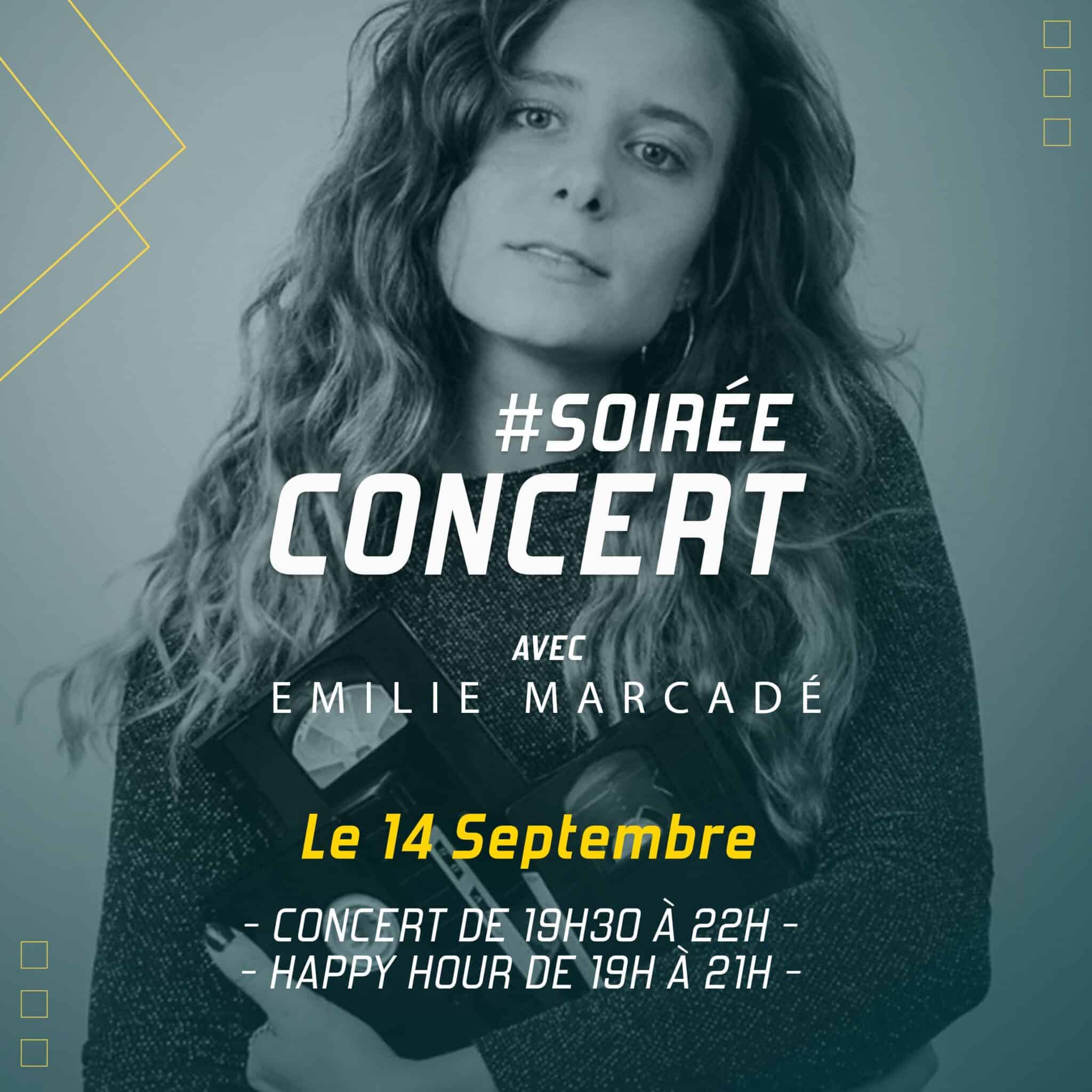 Concert à Vertical'Art Pigalle 14 septembre avec Emilie Marcadé